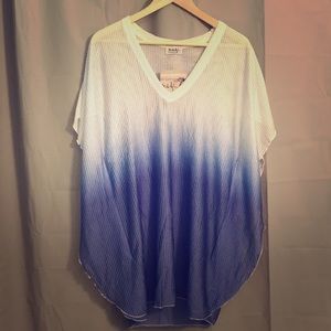 White to Blue obre sleek Boho Beachwear